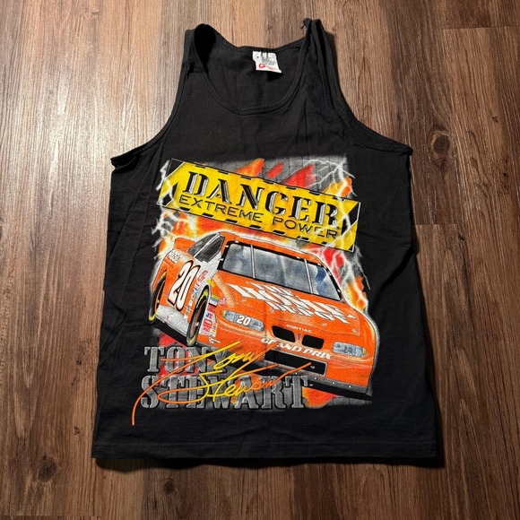 Vintage Tony Stewart NASCAR Tank Top Competitors View Mens Medium - Picture 1 of 7